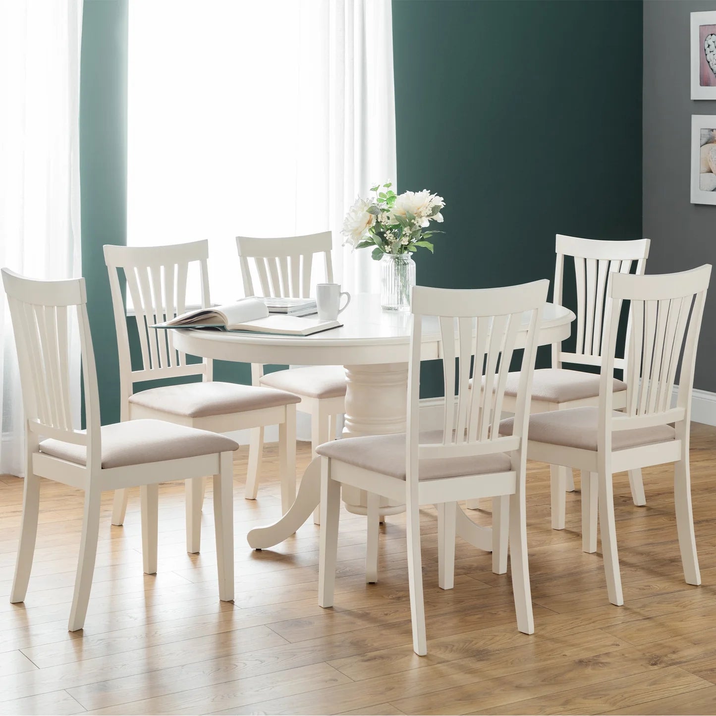 Stanmore 4 Seater Wood Extending Dining Table