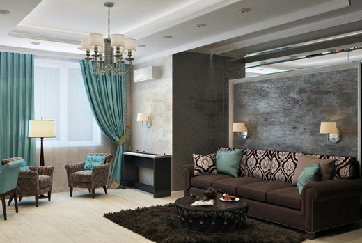 Elegantly furnished living room demonstrating essential furniture selection and arrangement principles for new homes