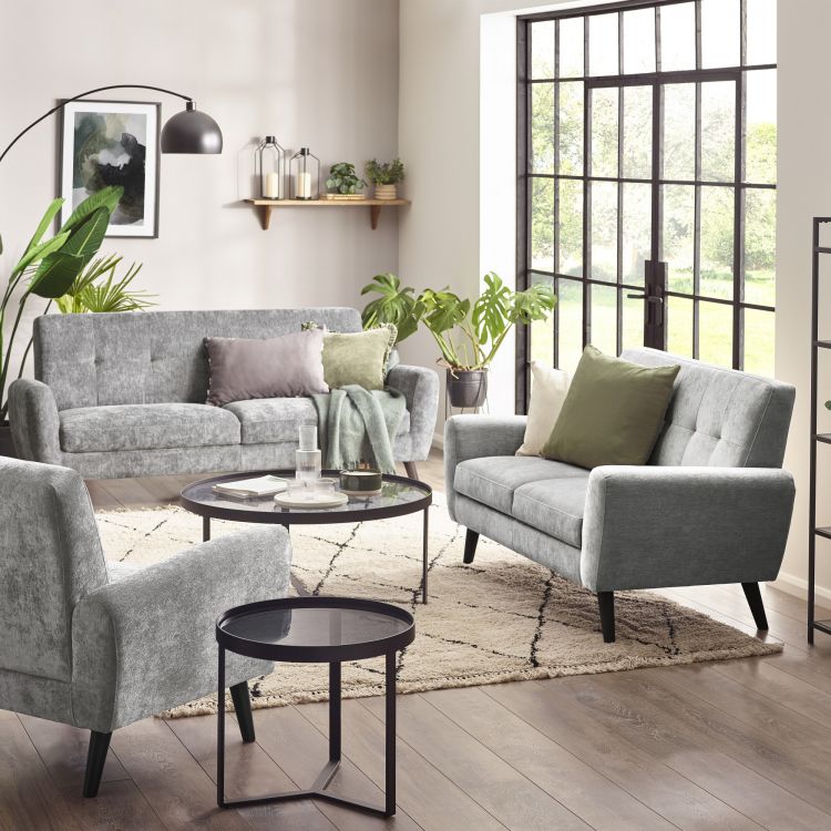 Dove Grey 3 Seater Sofa