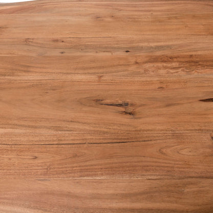 Handcrafted Acacia Wood 4 Seater Dining Table
