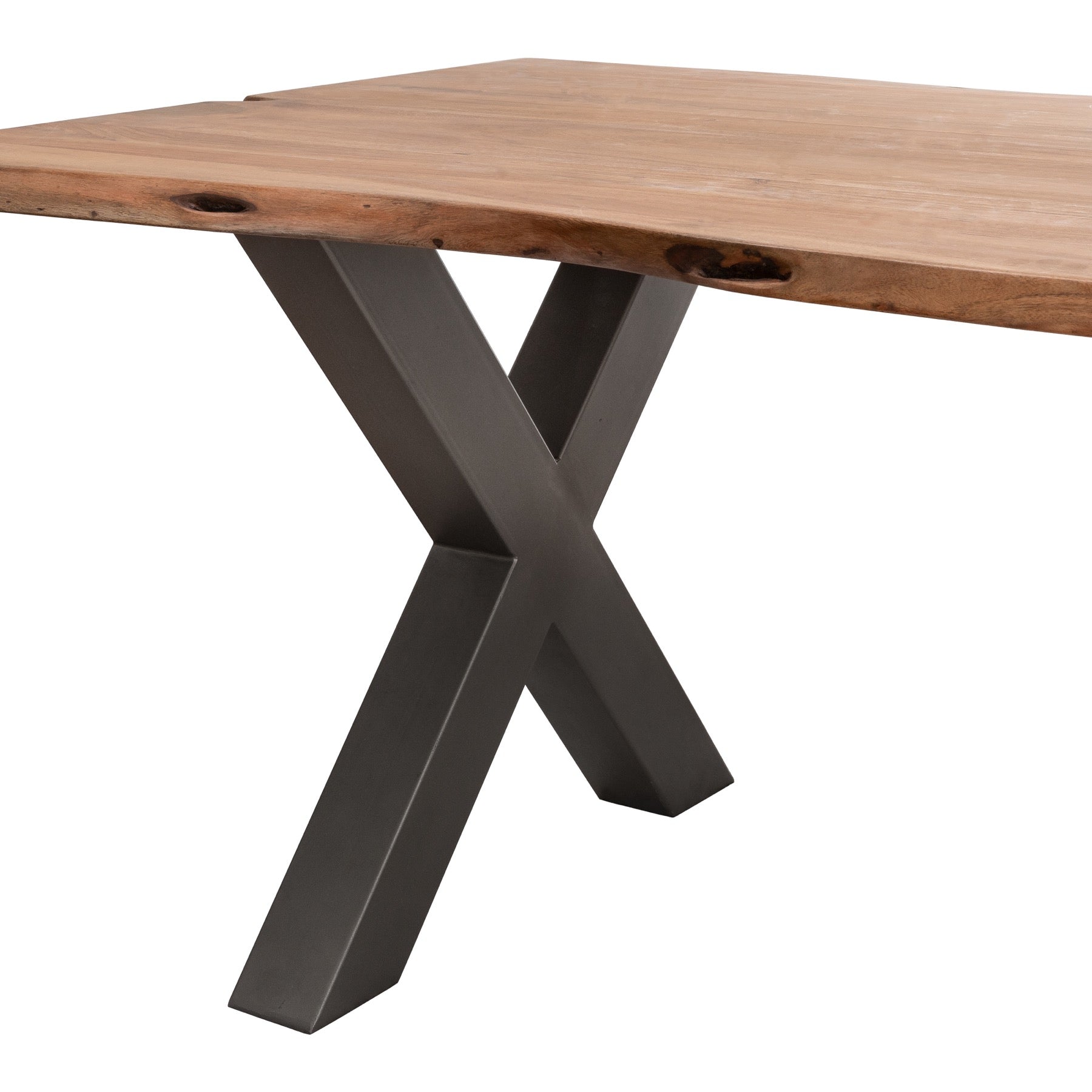 Handcrafted Acacia Wood 4 Seater Dining Table