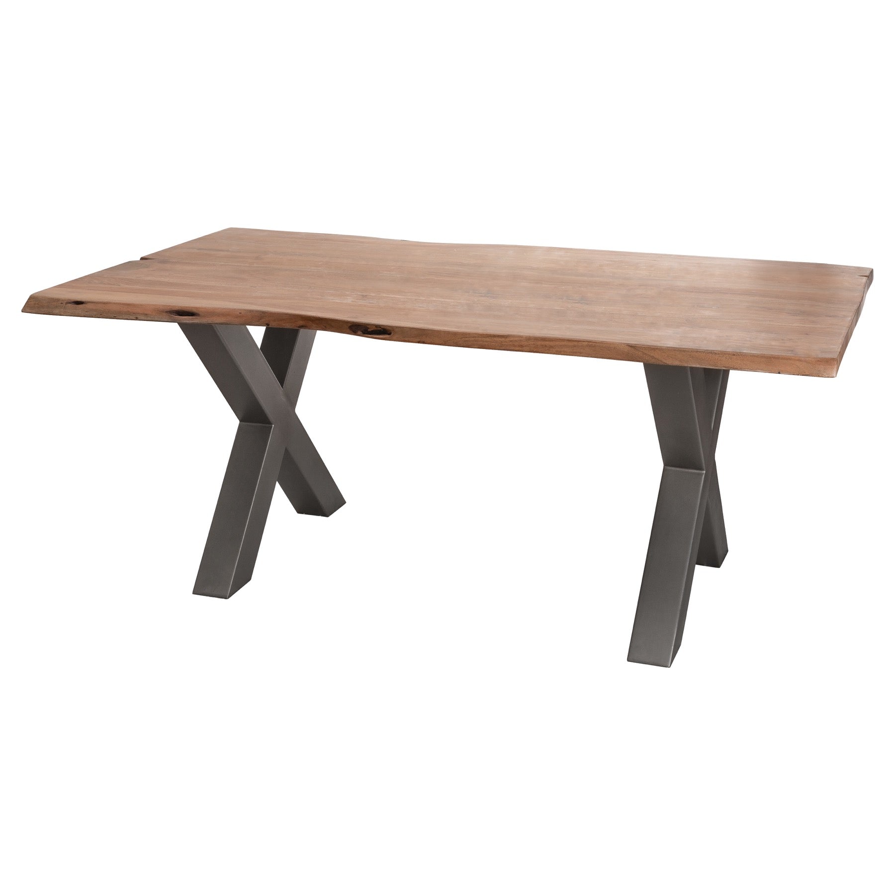 Handcrafted Acacia Wood 4 Seater Dining Table