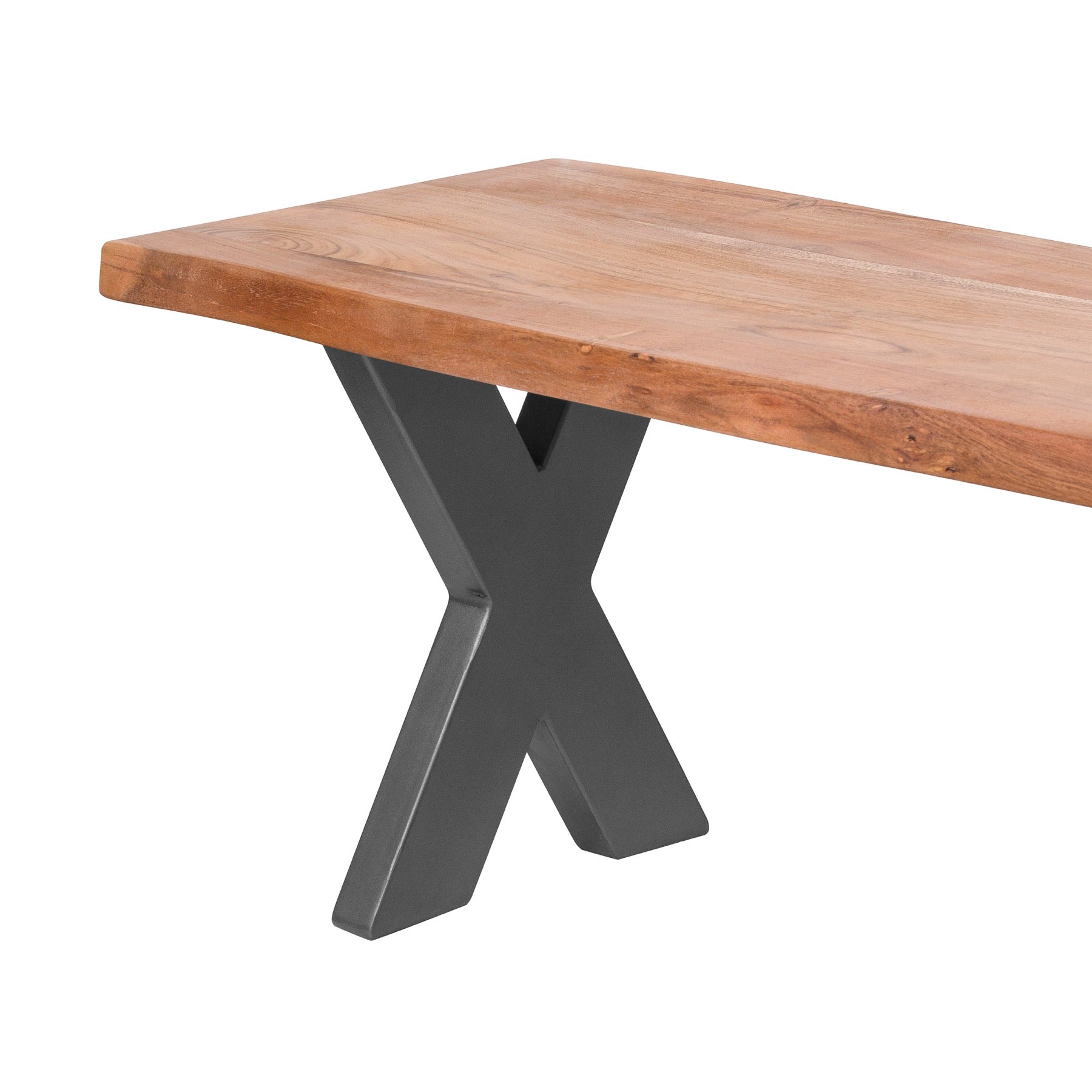 Acacia Wood Dining Bench for 2