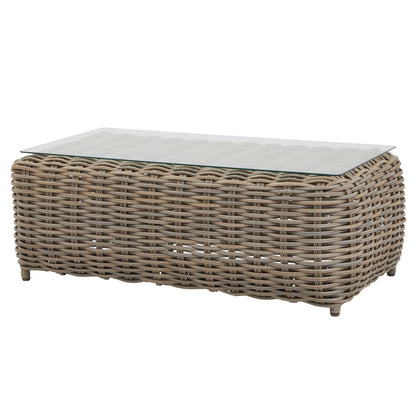 Amalfi Collection Outdoor 5 Seater Set Sofa with Table
