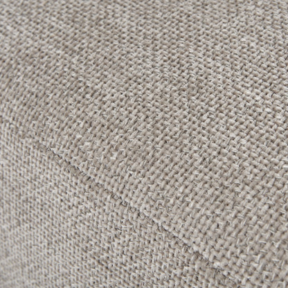 Vesper Taupe Cushion Back 3 Seater Sofa