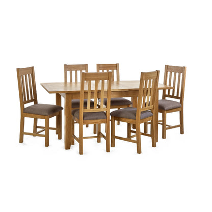 Mallory 4 Seater Wood Extending Dining Table