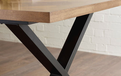 Aron Rectangle Wood 4 Seater Dining Table