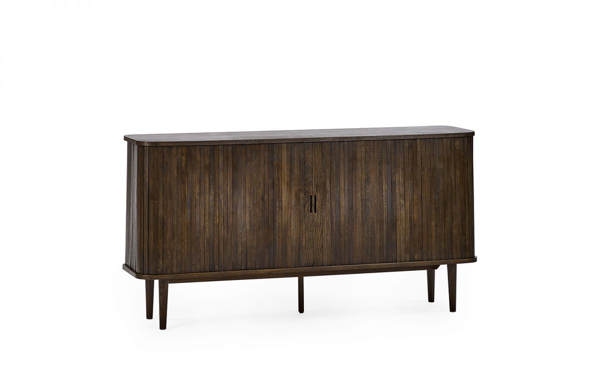 Wood Sideboard With Sliding Doors