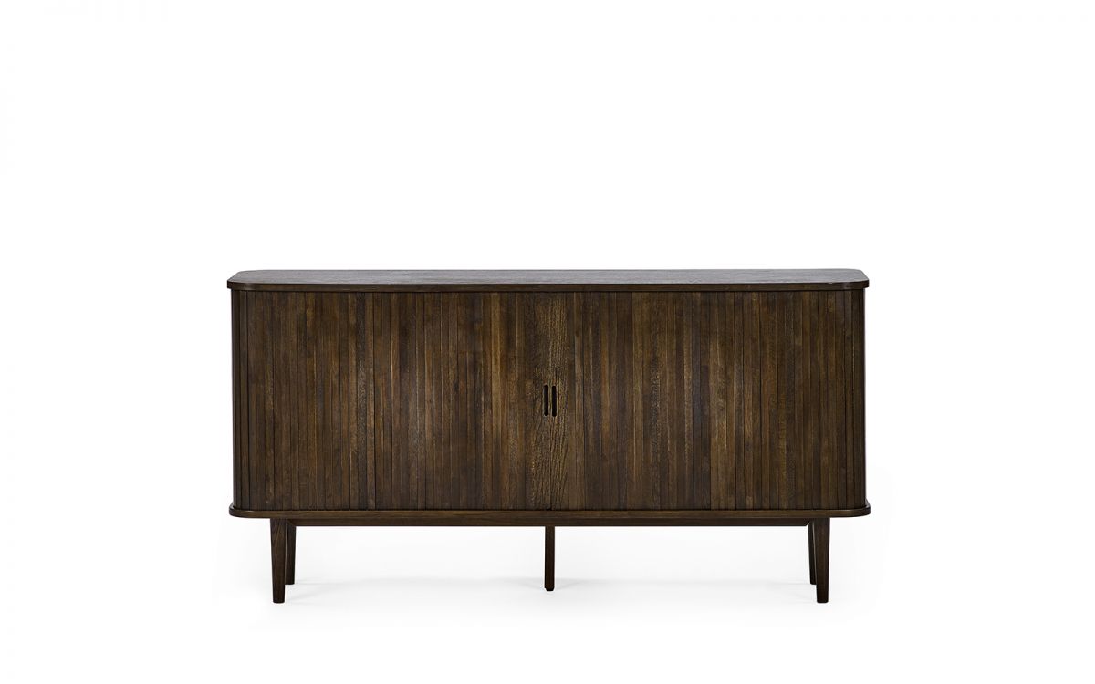 Wood Sideboard With Sliding Doors