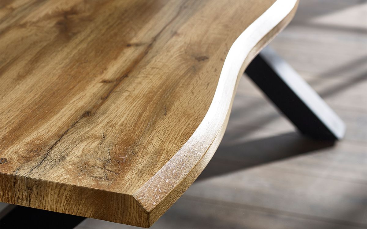 Oak Effect 4 Seater Dining Table