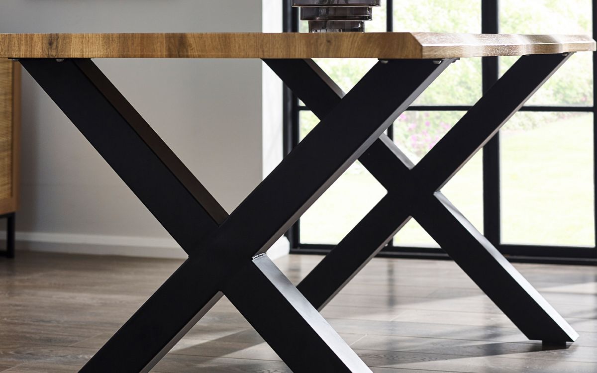 Oak Effect 4 Seater Dining Table