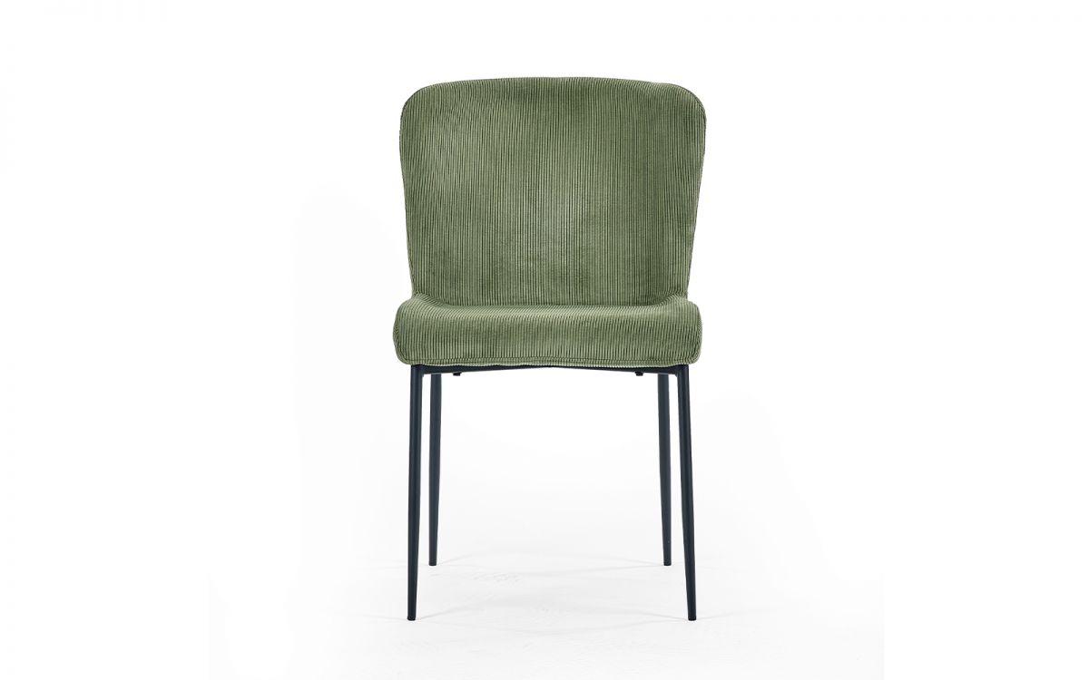 Leonie Grey or Green Velvet Dining Chair