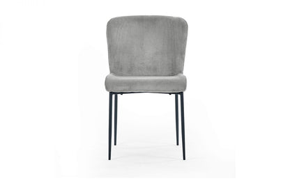 Leonie Grey or Green Velvet Dining Chair