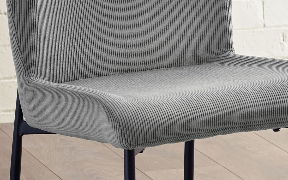 Leonie Grey or Green Velvet Dining Chair