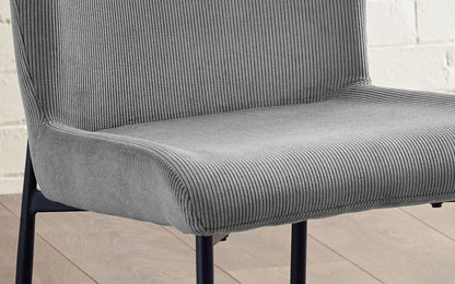 Leonie Grey or Green Velvet Dining Chair
