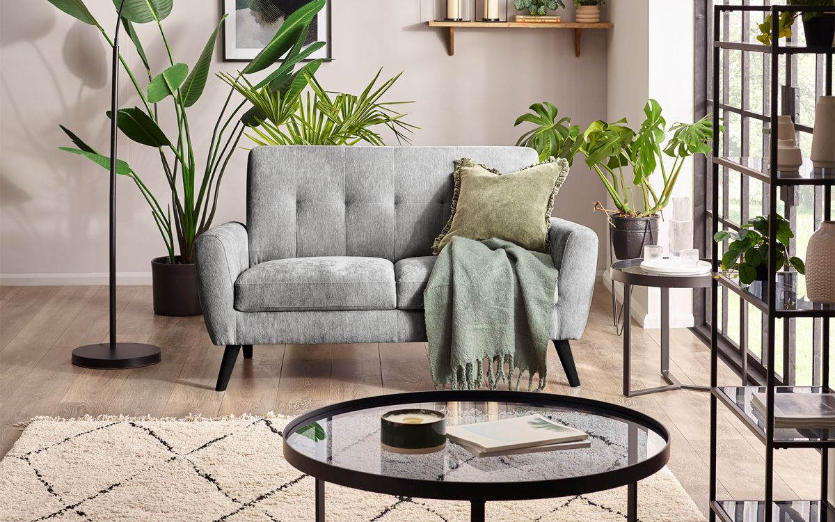 Dove Grey 2 Seater Sofa