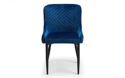 Luxe Velvet Blue Dining Chair