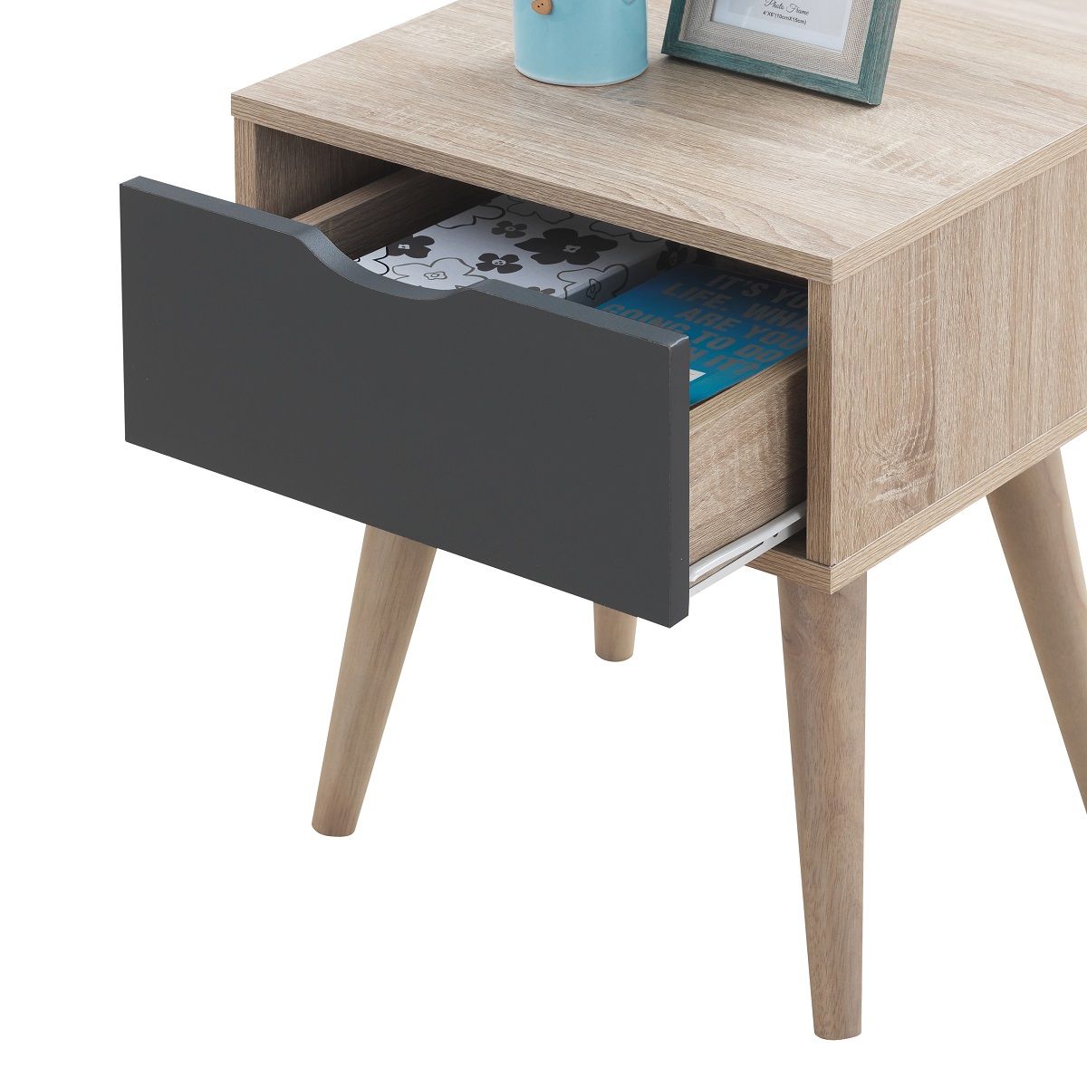 Alford 1 Drawer Oak Side Table